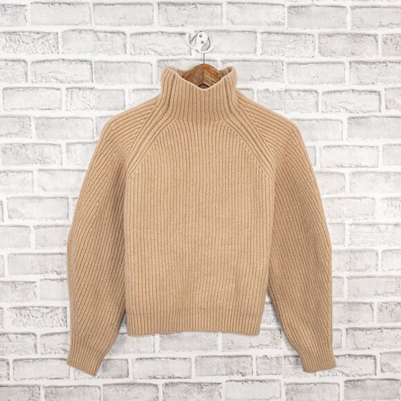 In the Mood For Love ITMFL Ribbed Turtle Neck Sweater Wool Cashmere Sz S - Picture 9 of 9